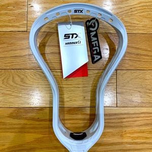 new with tags stx hammer omega lacrosse head